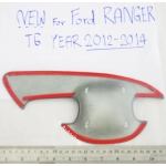 เบ้าปีก เบ้ารองมือเปิด เทาดำ Wildtrak  ใส่รถกระบะ รุ่น 2 ประตู ใหม่ Ford Ranger ฟอร์ด เรนเจอร์ All new ranger 2012 V.2